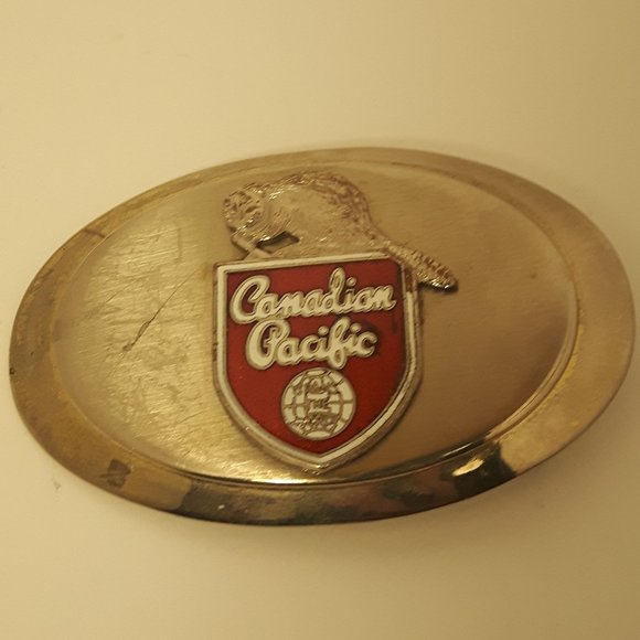 Canadian Pacific Other - Canadian Pacific Spans the World Belt Buckle